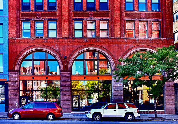 Colorful Buildings, Downtown Rochester