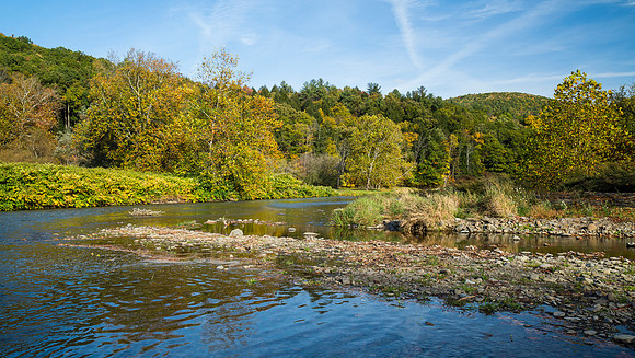 Delaware River, PA side, Hancock, NY