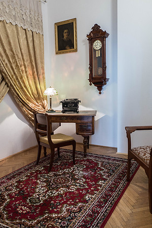 Marie Curie's desk and study