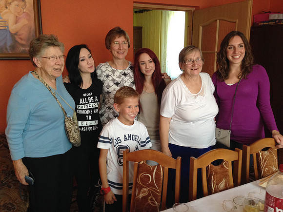 with more cousins in Łomża