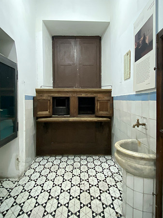 La Ruota, the founding wheel in the church of Ave Gratia Plena, Naples.
