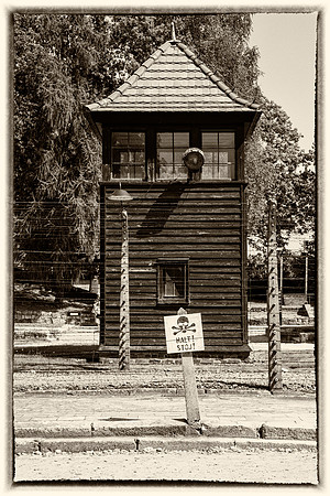 Guard Station at Auschwitz