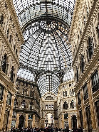 Ceiling of the "Galleria Umberto I" in Naples