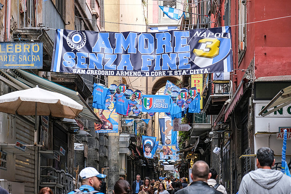 Banners and streamers everywhere!