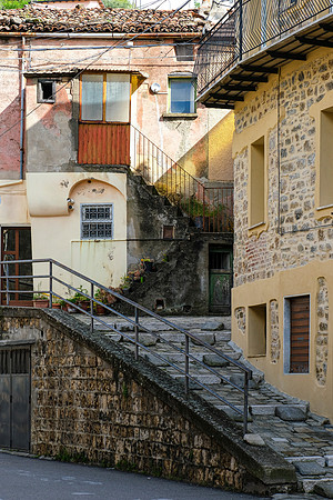 I loved the colors, lines and shadows of this charming little corner of town.