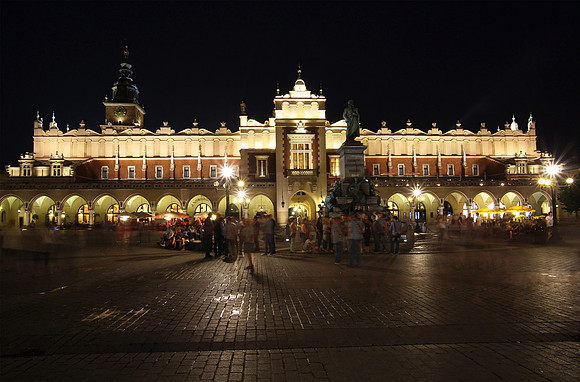 Sukiennice (Cloth Hall) in the Market Square in Krakow