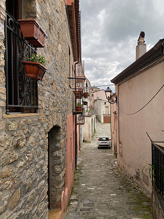 full of narrow alleys and streets