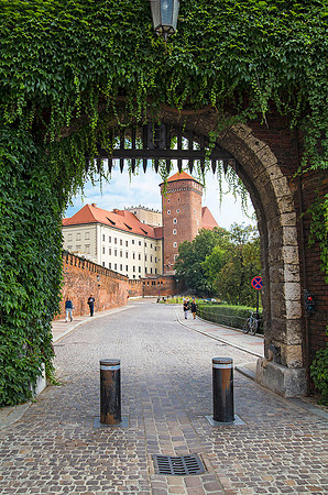 Gate to Wawel Castle, Krakow