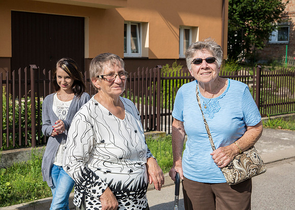 Maria Zofia Kłosińska and mom Łomża, Poland 2013
