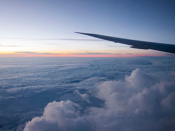 above the clouds