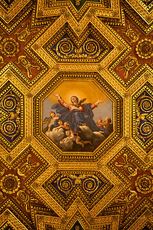 the ceiling