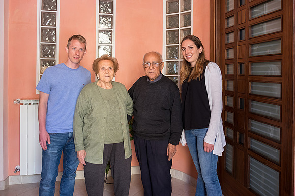 Evan, Zia Alessandra, Zio Nicola Rillo, Jackie
