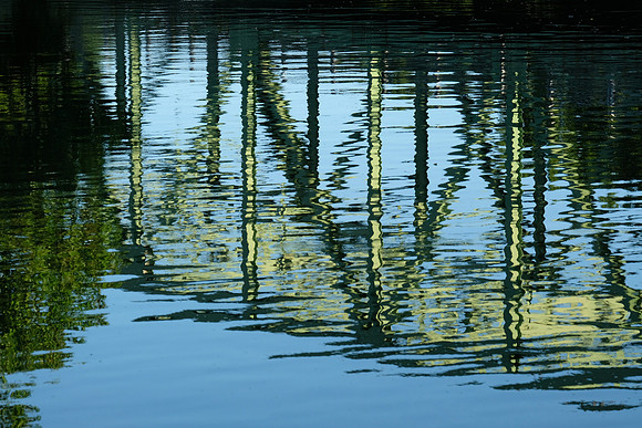 Erie Canal Bridge Reflections