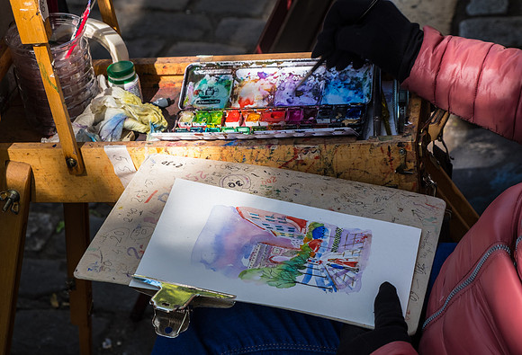 Place du Tertre, near Sacré Cœur