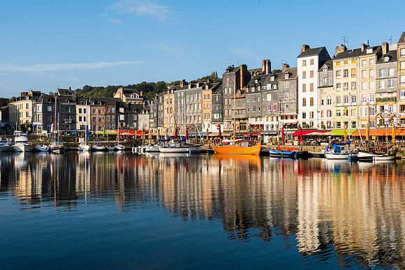 the Harbor/marina in Honfleur