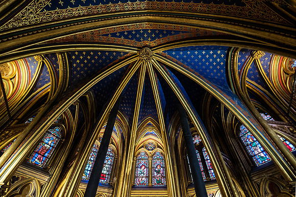 ceiling at Church of St. Chappelle