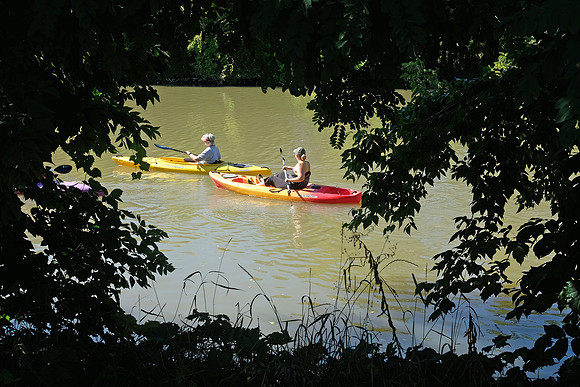 Kayaking on the Canal