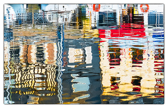 Reflections of Honfleur Harbor