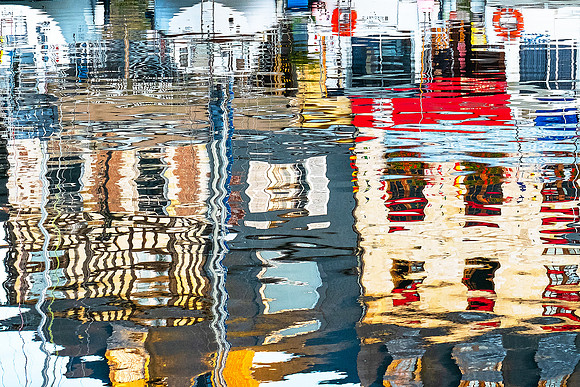 Reflections of Honfleur Harbor