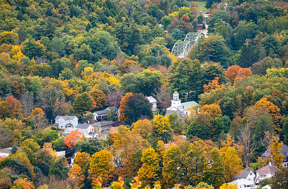 The village of Hancock, NY
