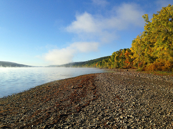 Fall at Hemlock Lake