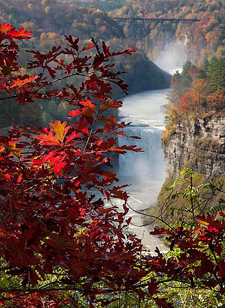 Upper Falls at Letchworth State Park