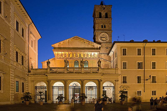 the church of Santa Maria in Trastevere