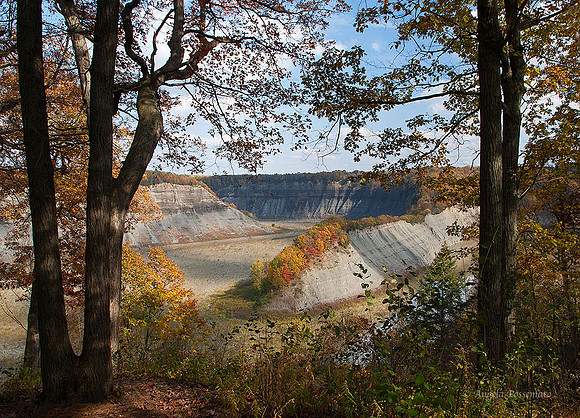 The Hogsback area of Letchworth State Park
