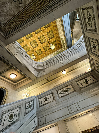 Staircase at the Chicago Cultural Center