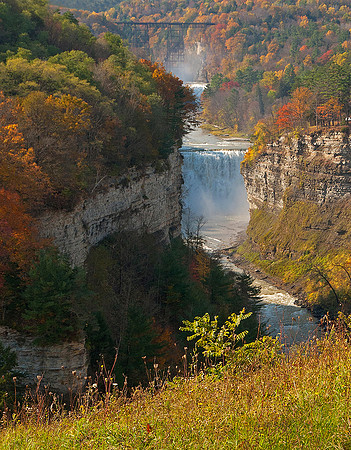Upper Falls at Letchworth State Park
