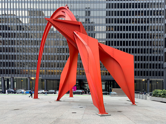Alexander Calder's Flamingo
